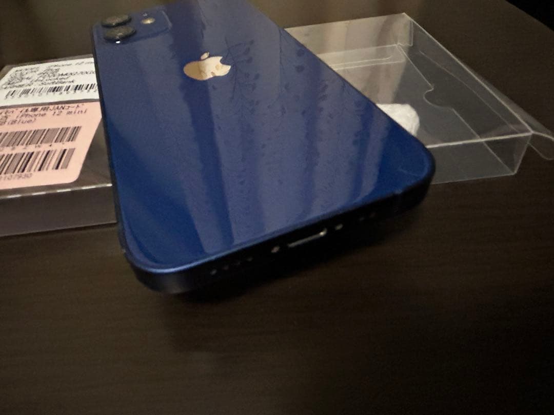 美品）iPhone12mini 64GB ブルー｜SB認定中古｜バッテリー75%