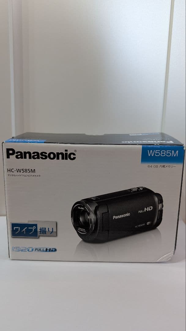 新品未使用　Panasonic HC-W580M 本体、カメラバッグ、三脚セット