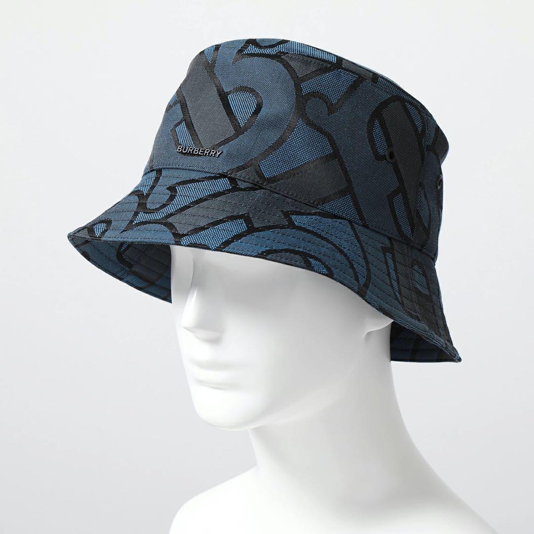 BURBERRYロゴパターン バケットハット