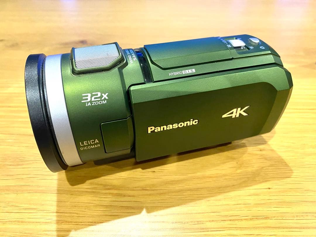 【よっしー】パナソニック 4Kビデオ HC-VX2M 【フォレストカーキ】