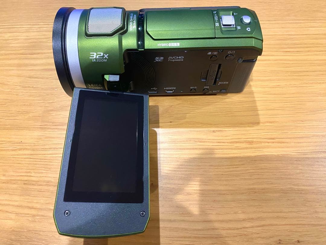 【よっしー】パナソニック 4Kビデオ HC-VX2M 【フォレストカーキ】