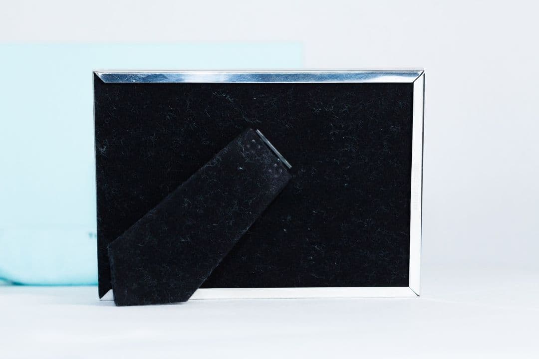 新品Tiffany & Co. フォトフレーム PEWTER/錫製 定価21万