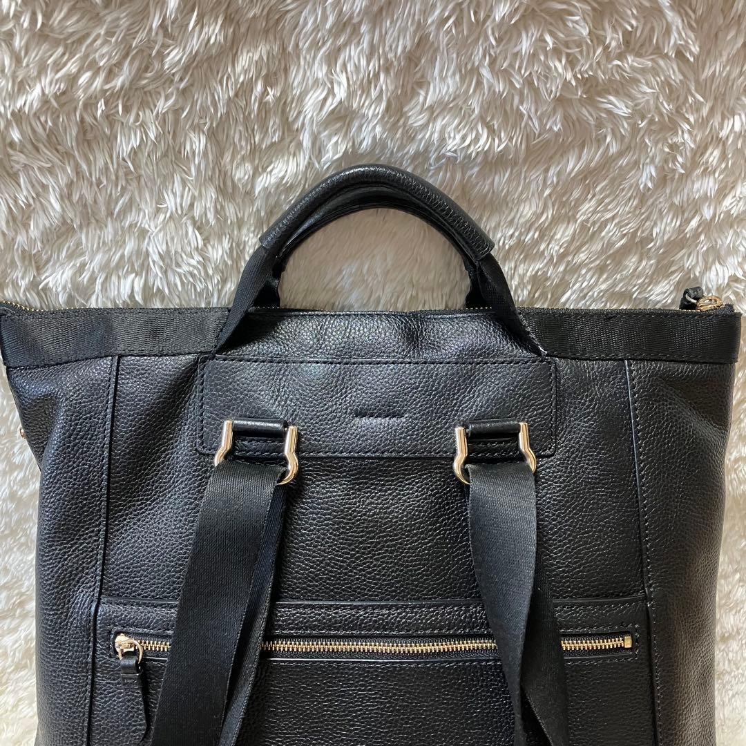 コールハーン　コンバーチブル　リュック　バックパック　シボ