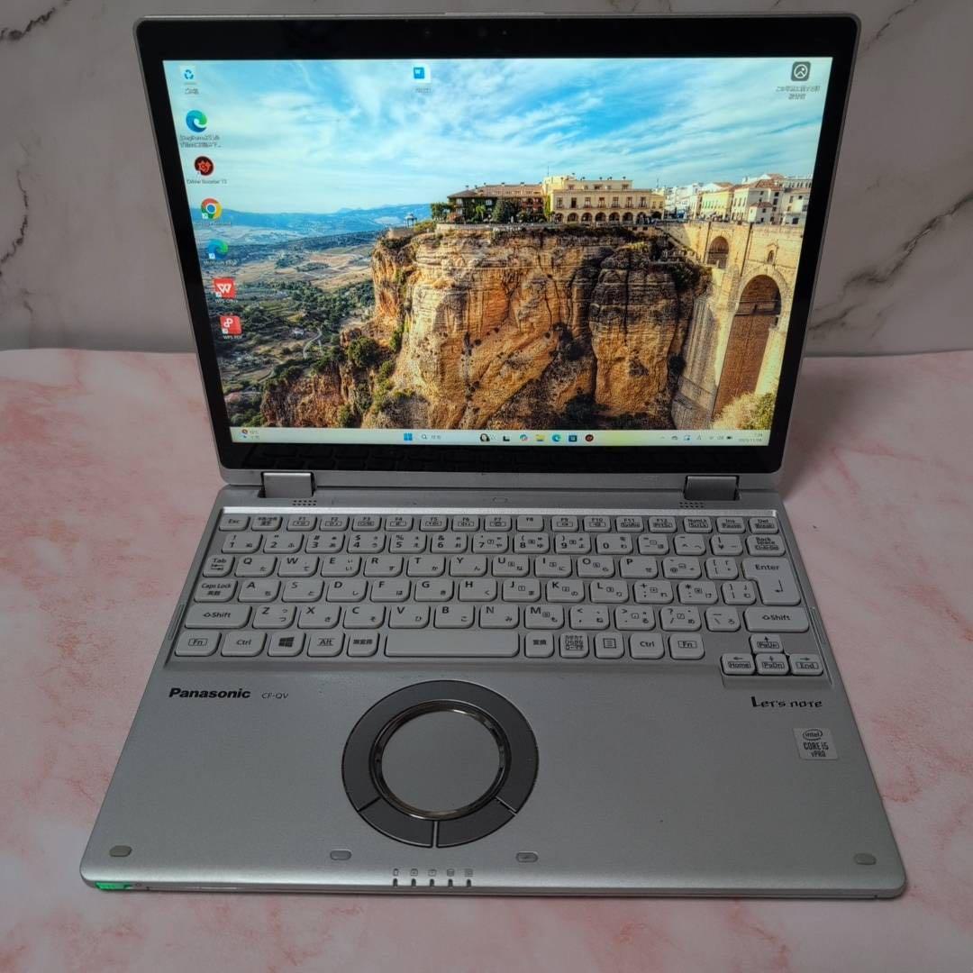 パナソニック ノートPC CF-QV9 Win11 10世代 2in1 タッチ