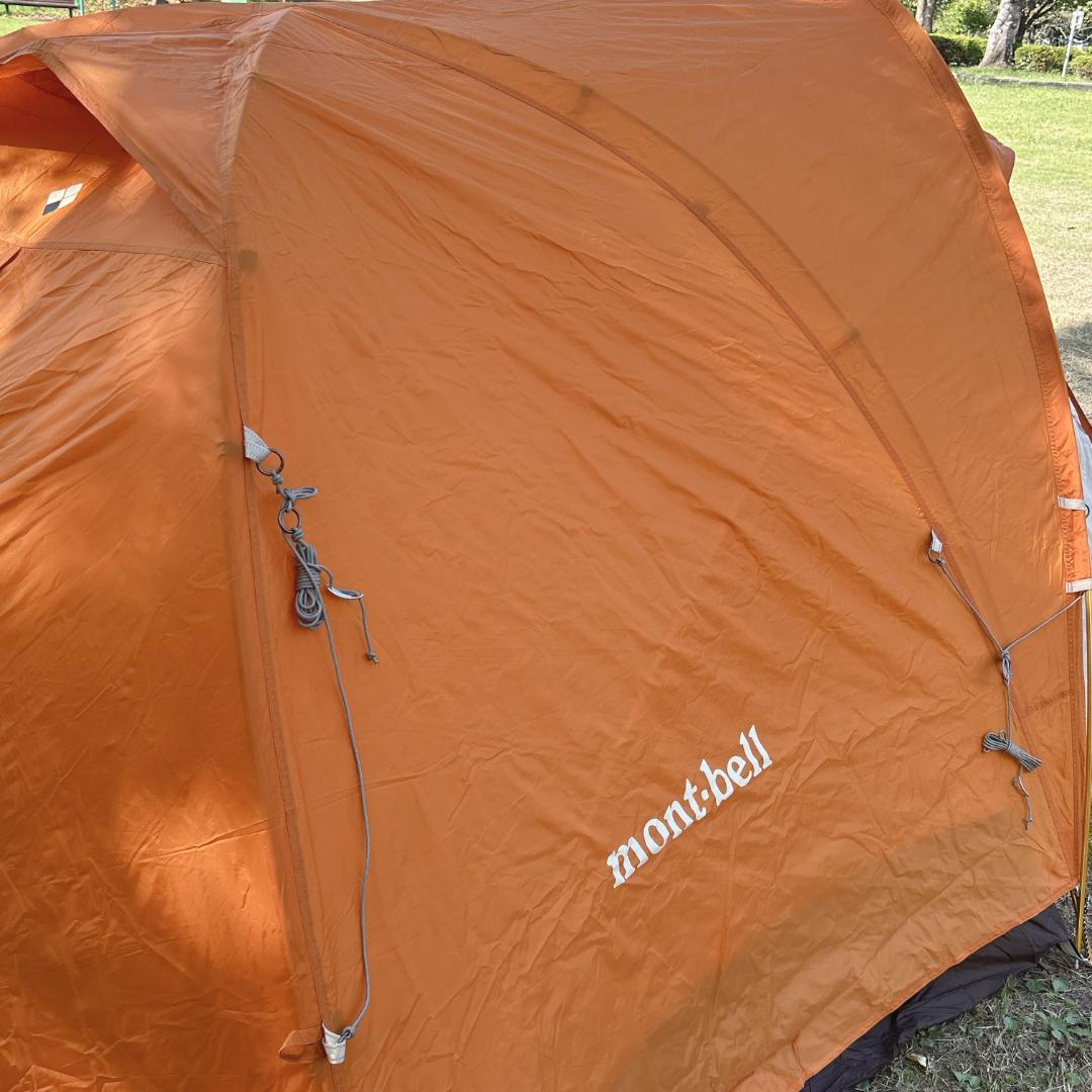 【美品】モンベル mont-bell クロノスキャビン 2 オレンジ 2〜3人用