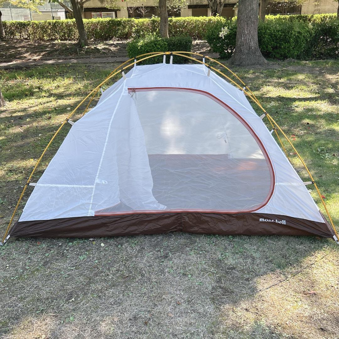 【美品】モンベル mont-bell クロノスキャビン 2 オレンジ 2〜3人用