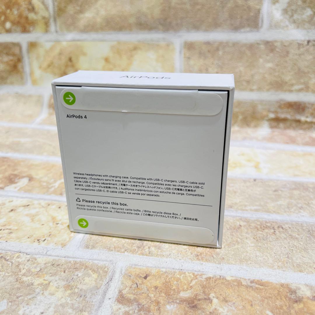新品未開封Apple AirPods第4世代 本体 A3050