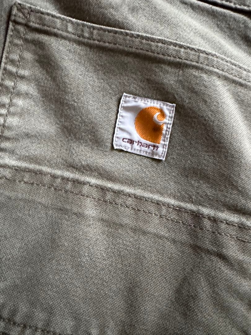 Carhartt double knee オリーブ　30×32