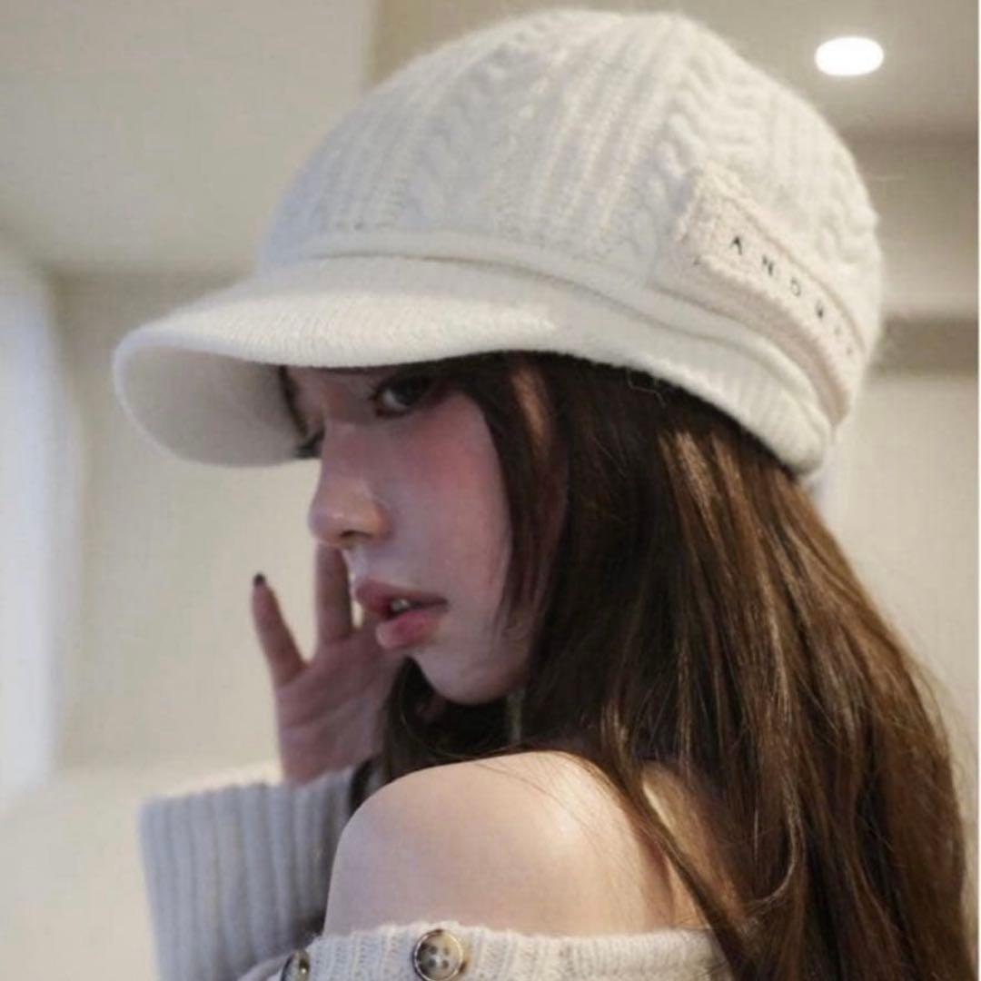 andmary Mary casquette アイボリー