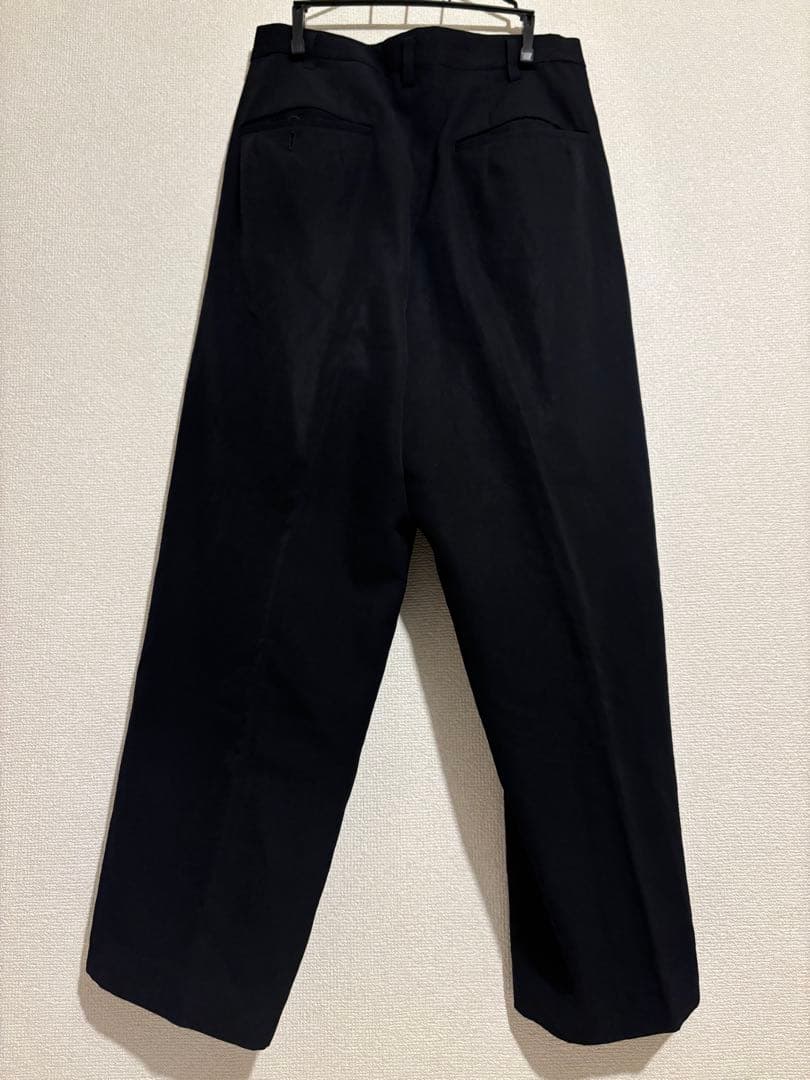Y's for men ワイズフォーメン　スラックス　ブラック　ワイドパンツ
