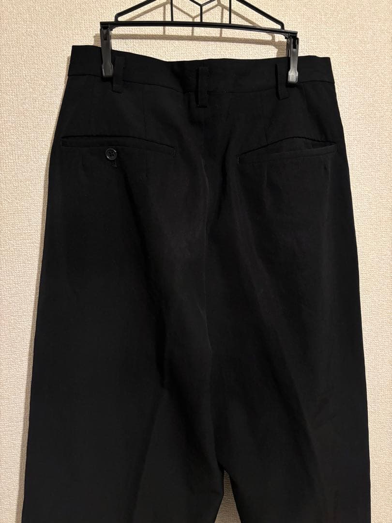 Y's for men ワイズフォーメン　スラックス　ブラック　ワイドパンツ