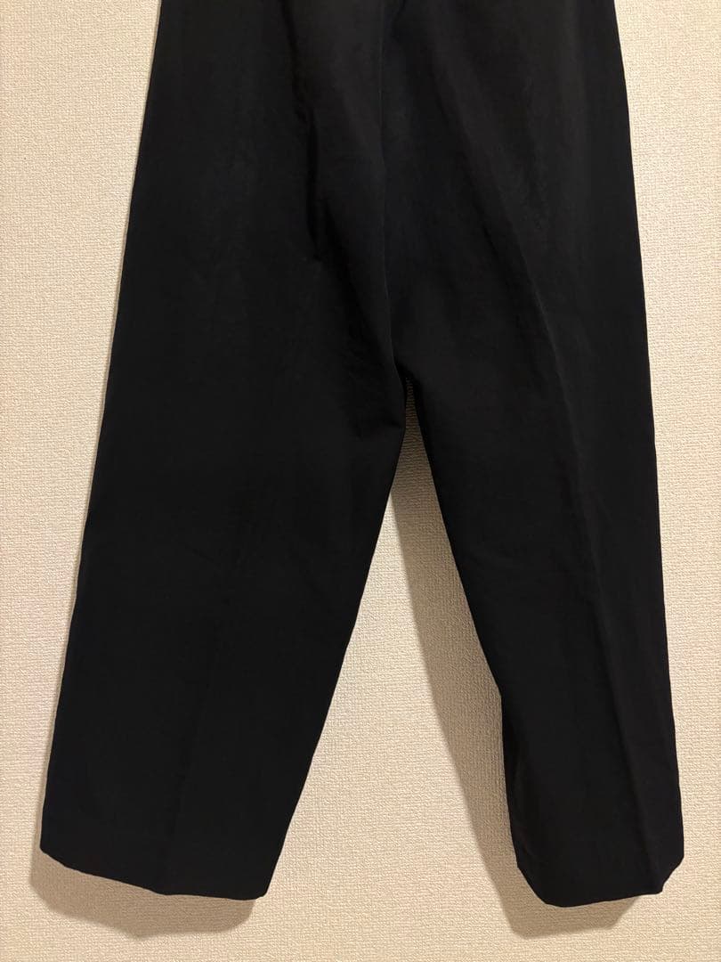 Y's for men ワイズフォーメン　スラックス　ブラック　ワイドパンツ