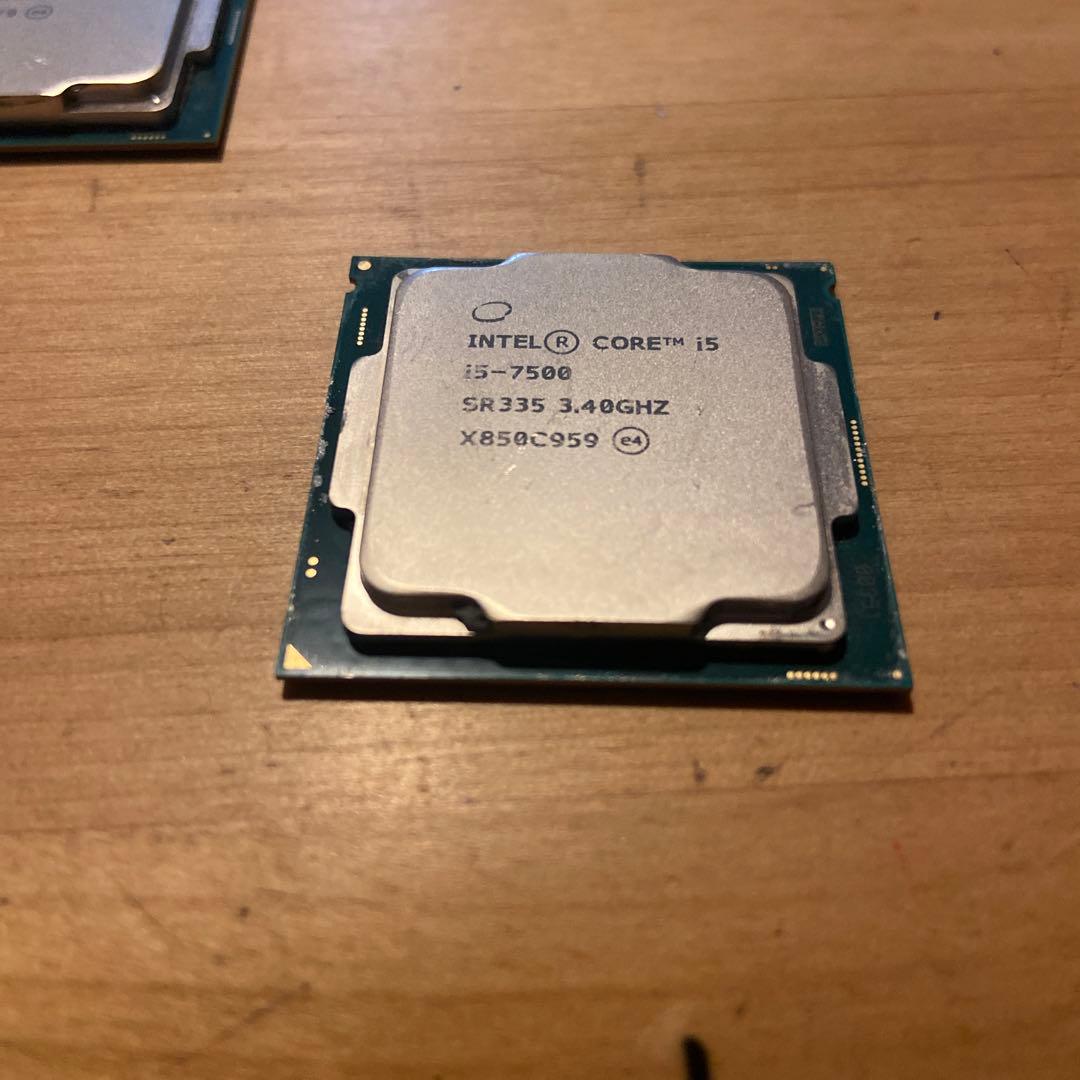 Intel Core i5 7500/3.40GHz 3個セット