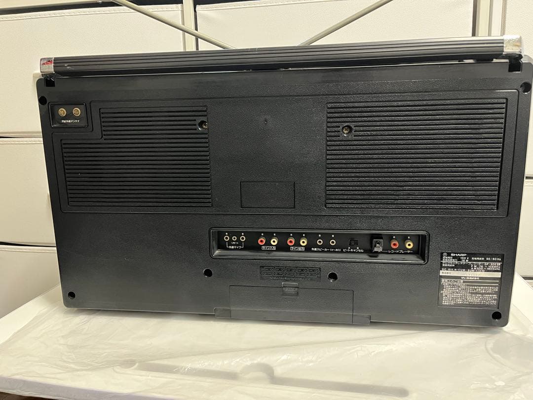 再生確認シャープ SHARP ラジオ付ステレオテープレコーダー GF-505SB