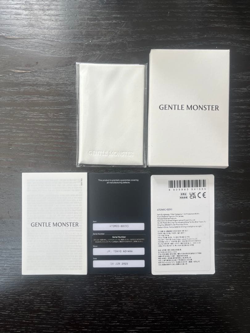 小物 GENTLE MONSTER Atomic 02(V)