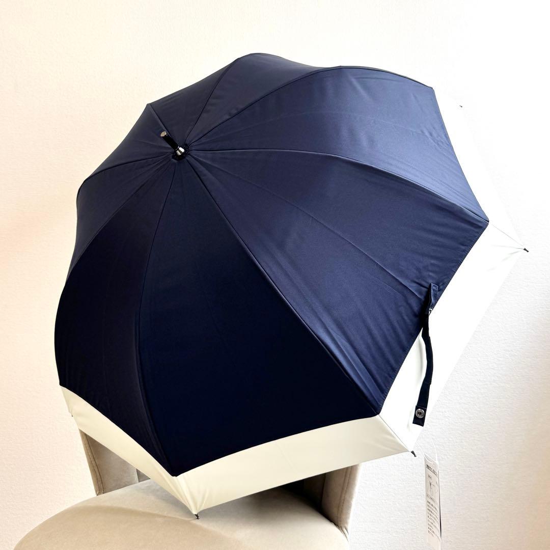 芦屋ロサブラン　晴雨兼用 日傘 100％ 完全遮光　長傘　60cm