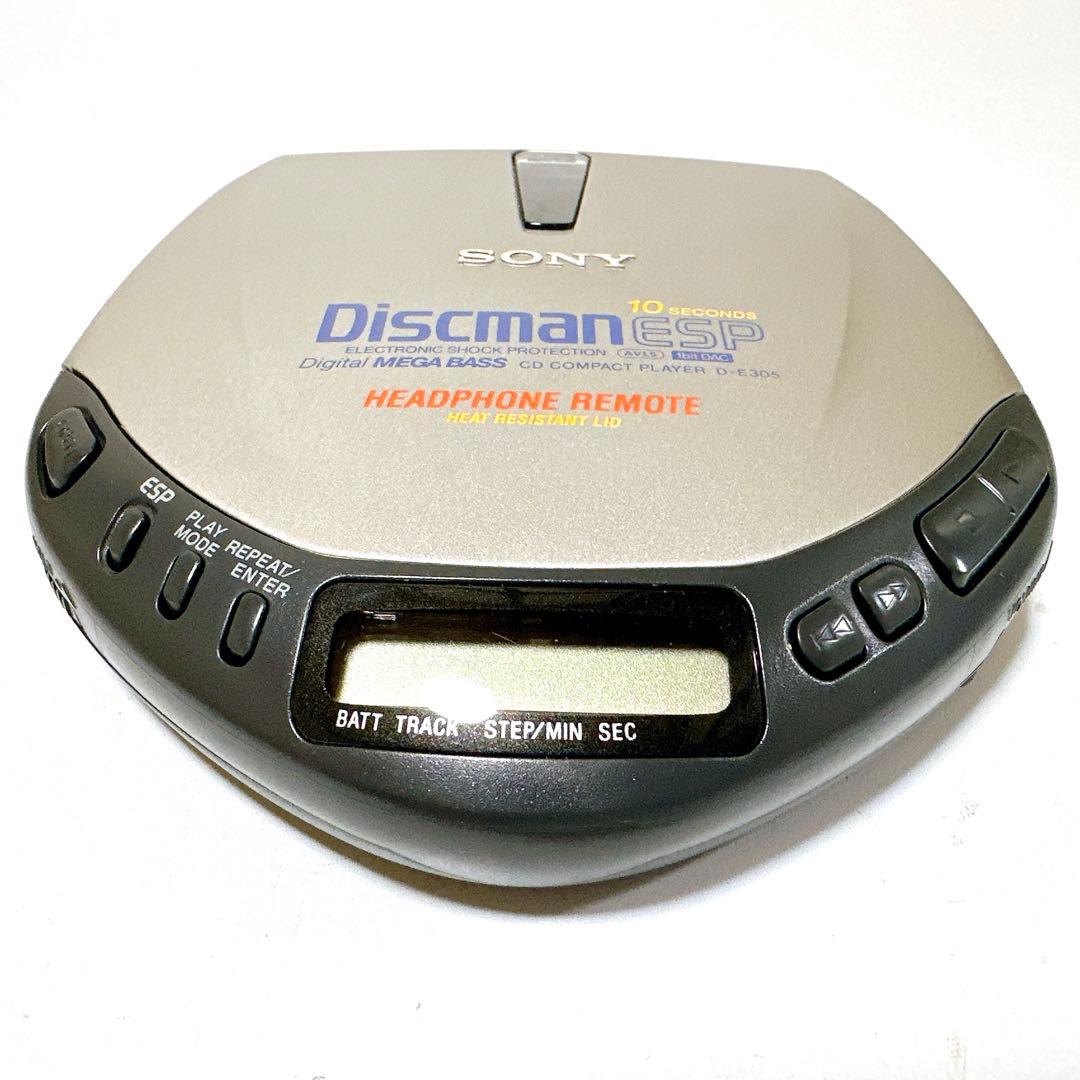 ほぼ未使用 SONY D-E305 Discman ポータブルCDプレーヤー