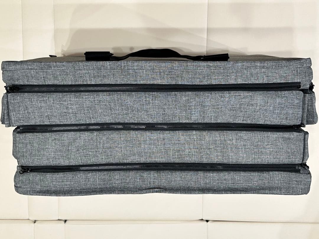 färskaファルスカ コンパクトベッドFree メランジグレー 敷きパット付き