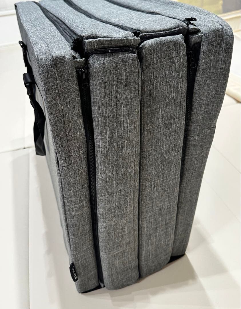 färskaファルスカ コンパクトベッドFree メランジグレー 敷きパット付き