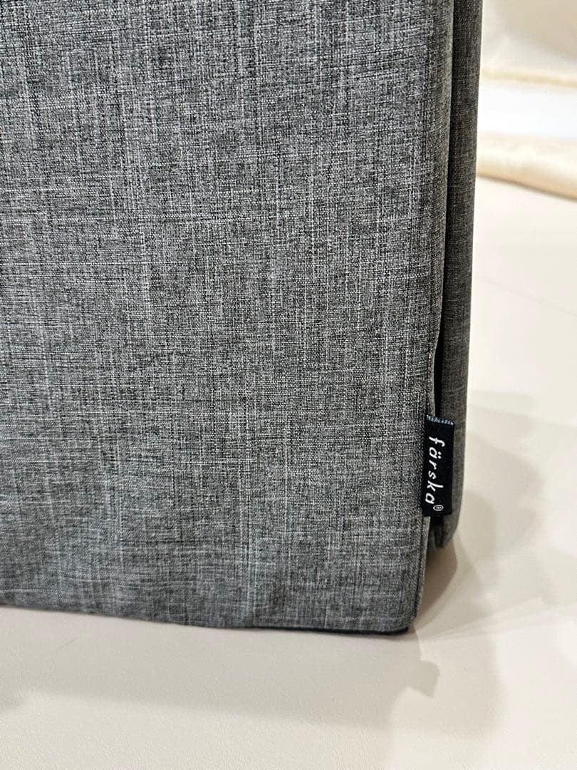 färskaファルスカ コンパクトベッドFree メランジグレー 敷きパット付き