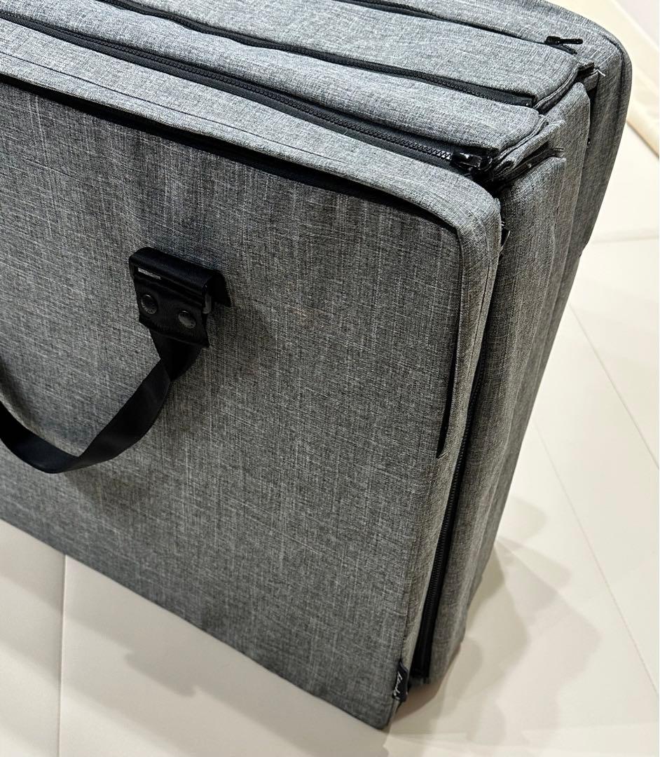 färskaファルスカ コンパクトベッドFree メランジグレー 敷きパット付き