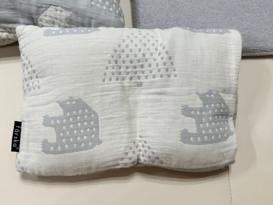 färskaファルスカ コンパクトベッドFree メランジグレー 敷きパット付き