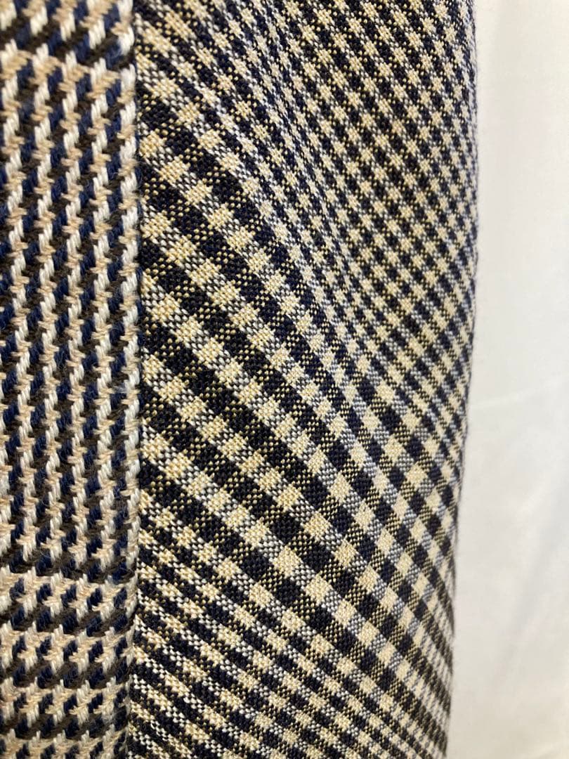 AKRIS チェック柄 テーラードジャケット