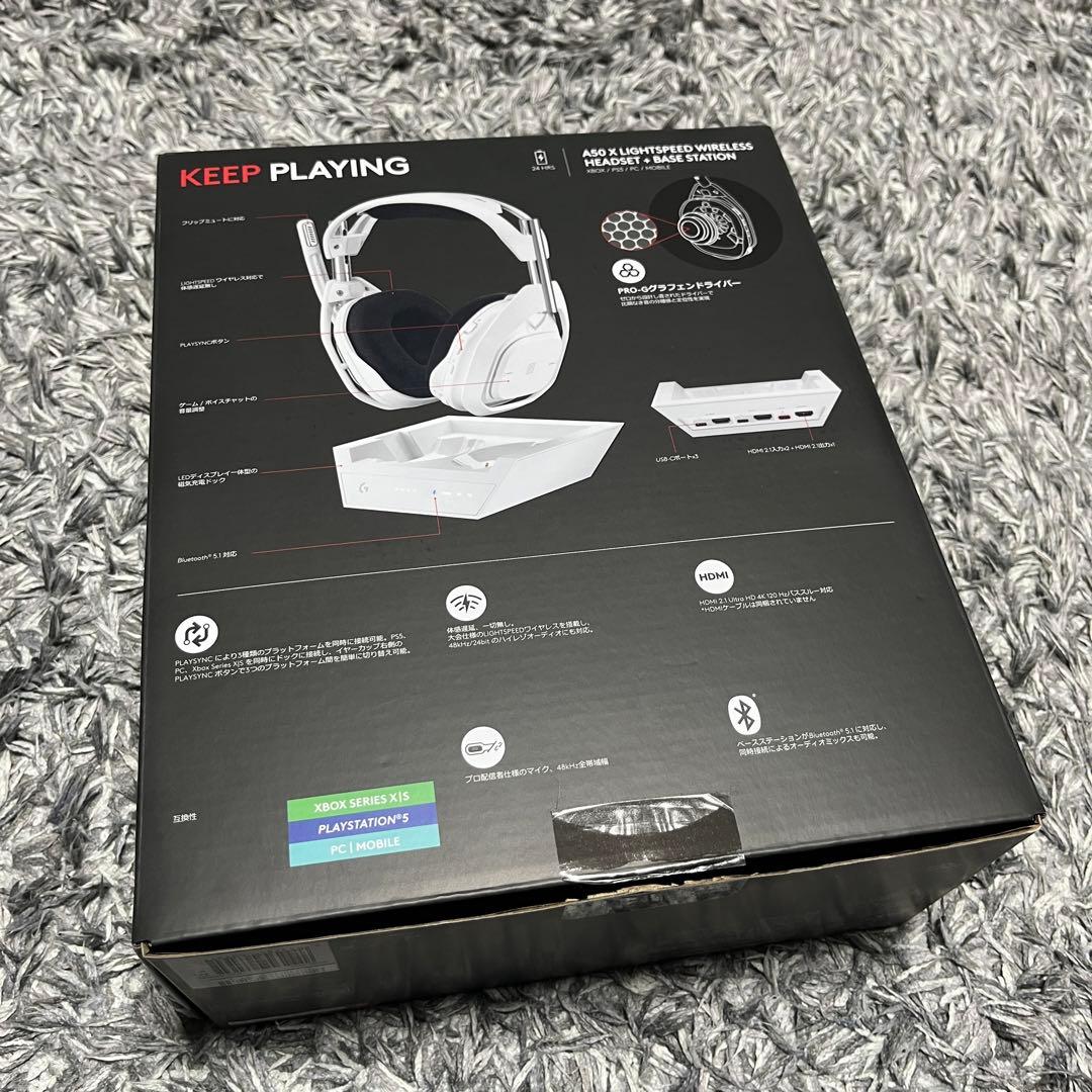 ヘッドホン Logicool G ASTRO A50X A50X-WH