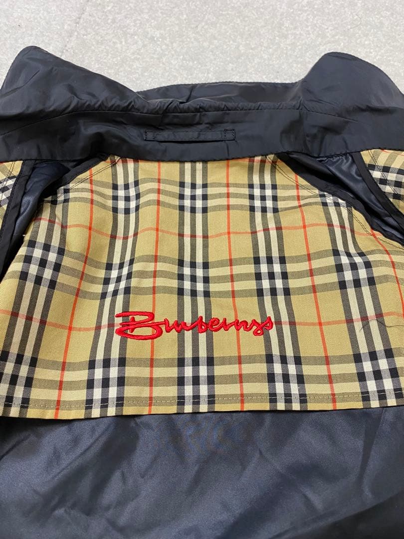 8783. BURBERRYS レインコート ノバチェック 収納袋