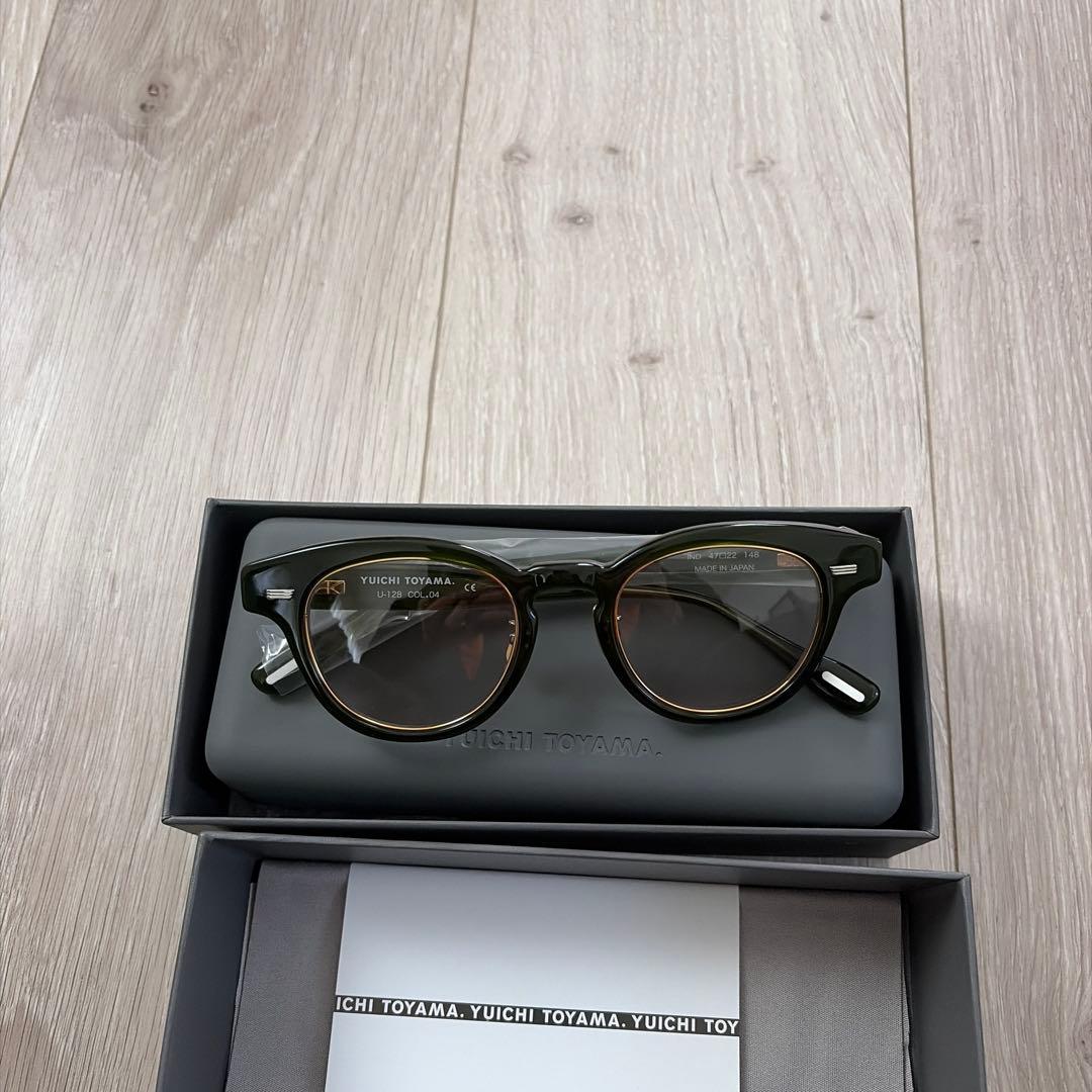 未使用　YUICHI TOYAMA U-128 グリーン　サングラス