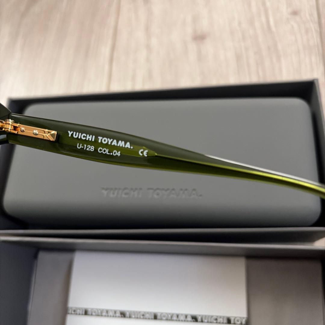 未使用　YUICHI TOYAMA U-128 グリーン　サングラス