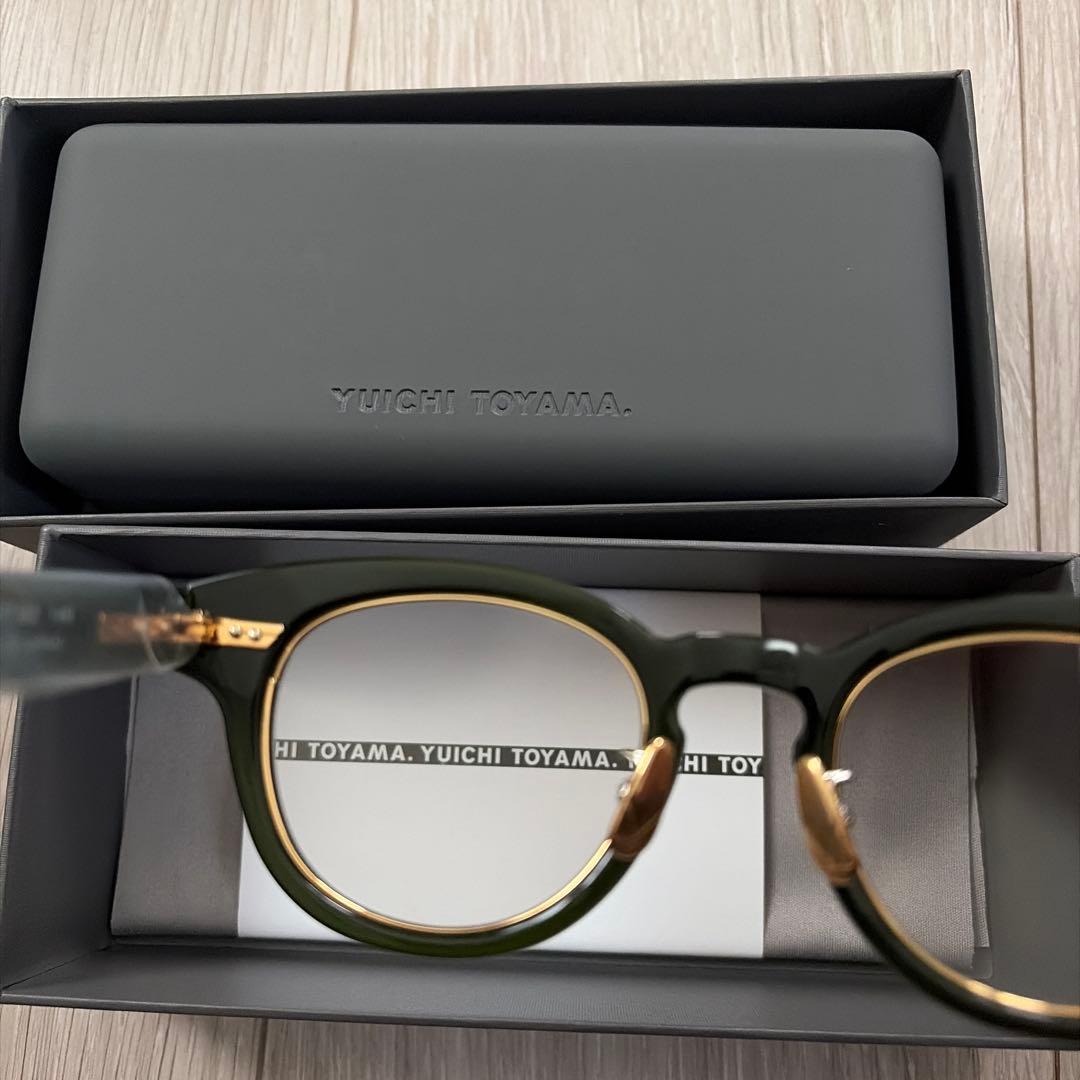 未使用　YUICHI TOYAMA U-128 グリーン　サングラス