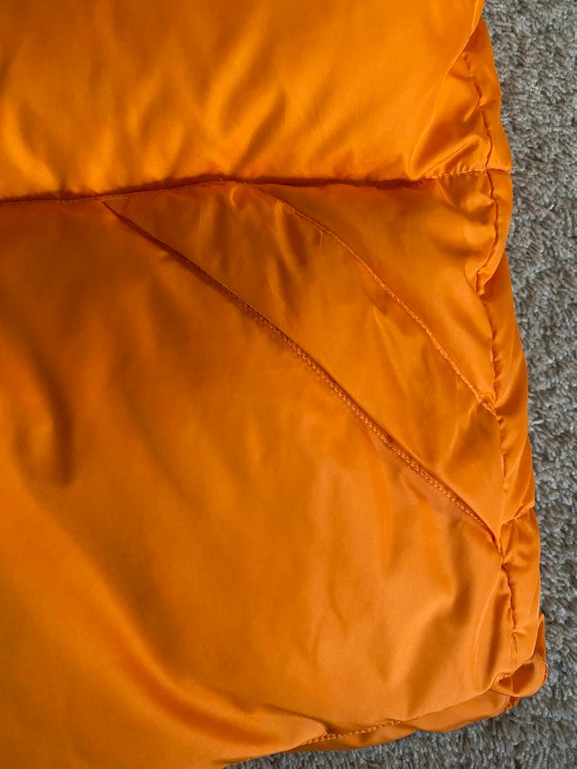 美品マンゴーオレンジ エルエルビーン グースダウンベスト