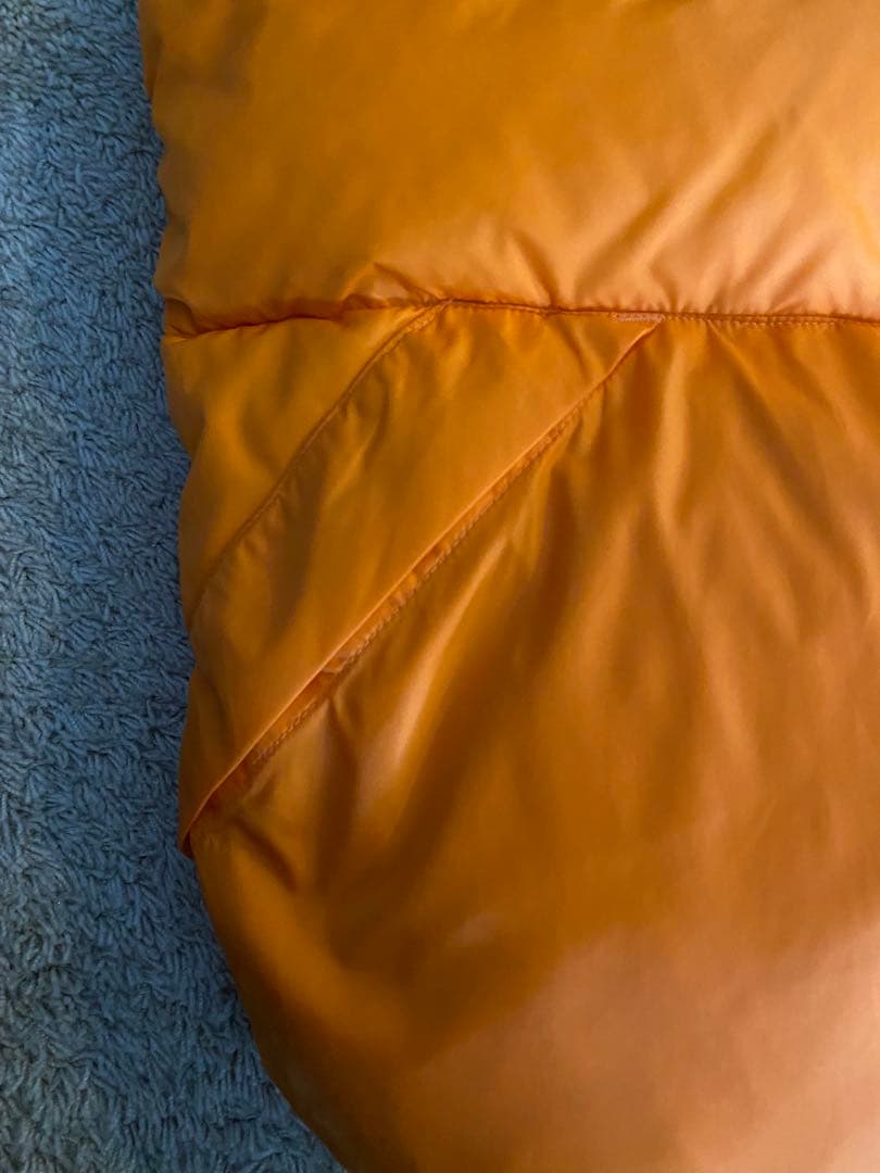 美品マンゴーオレンジ エルエルビーン グースダウンベスト