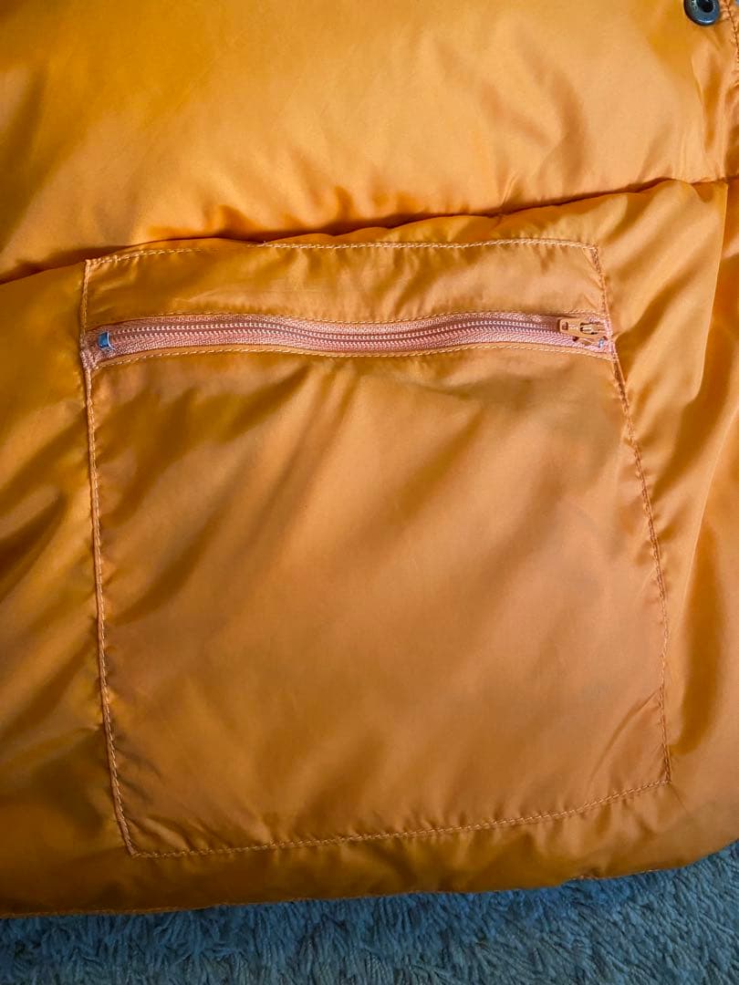 美品マンゴーオレンジ エルエルビーン グースダウンベスト