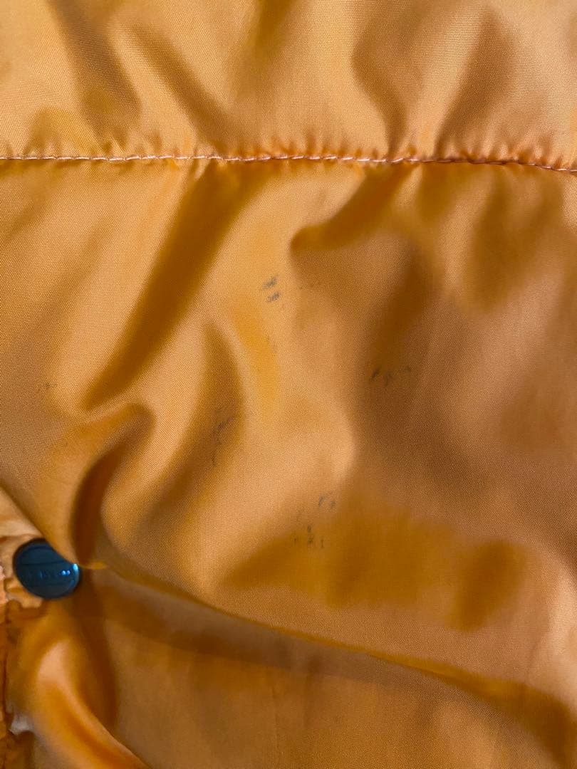 美品マンゴーオレンジ エルエルビーン グースダウンベスト