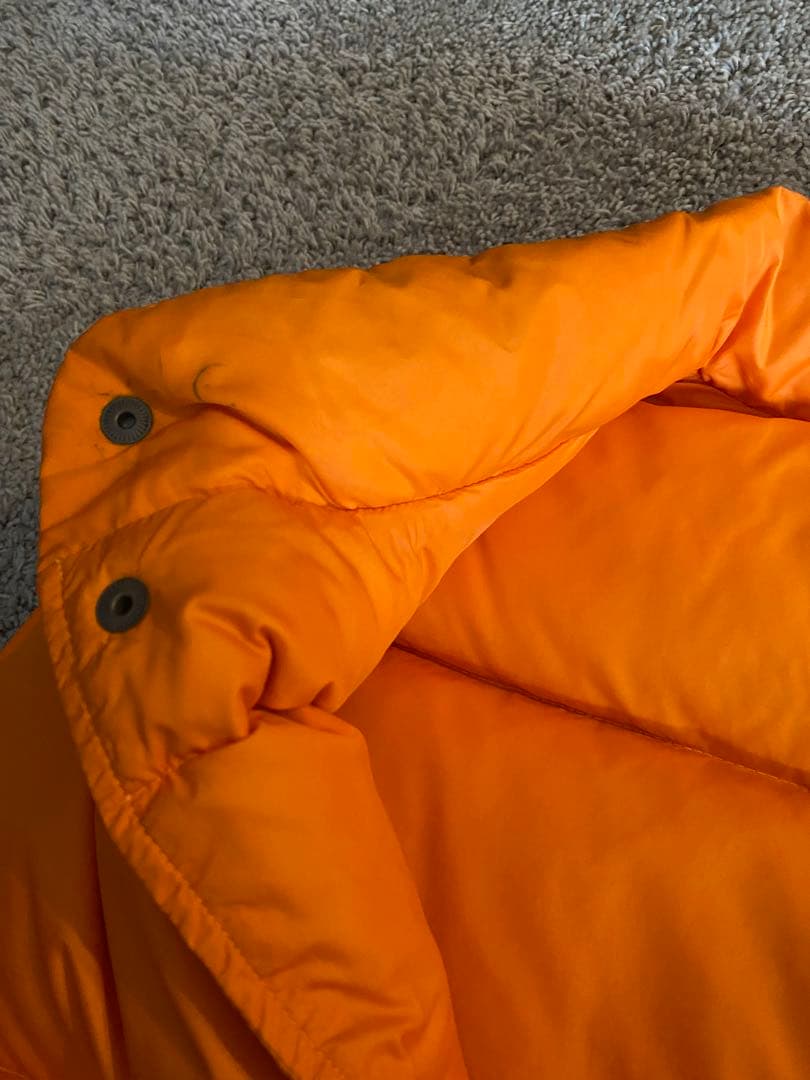 美品マンゴーオレンジ エルエルビーン グースダウンベスト