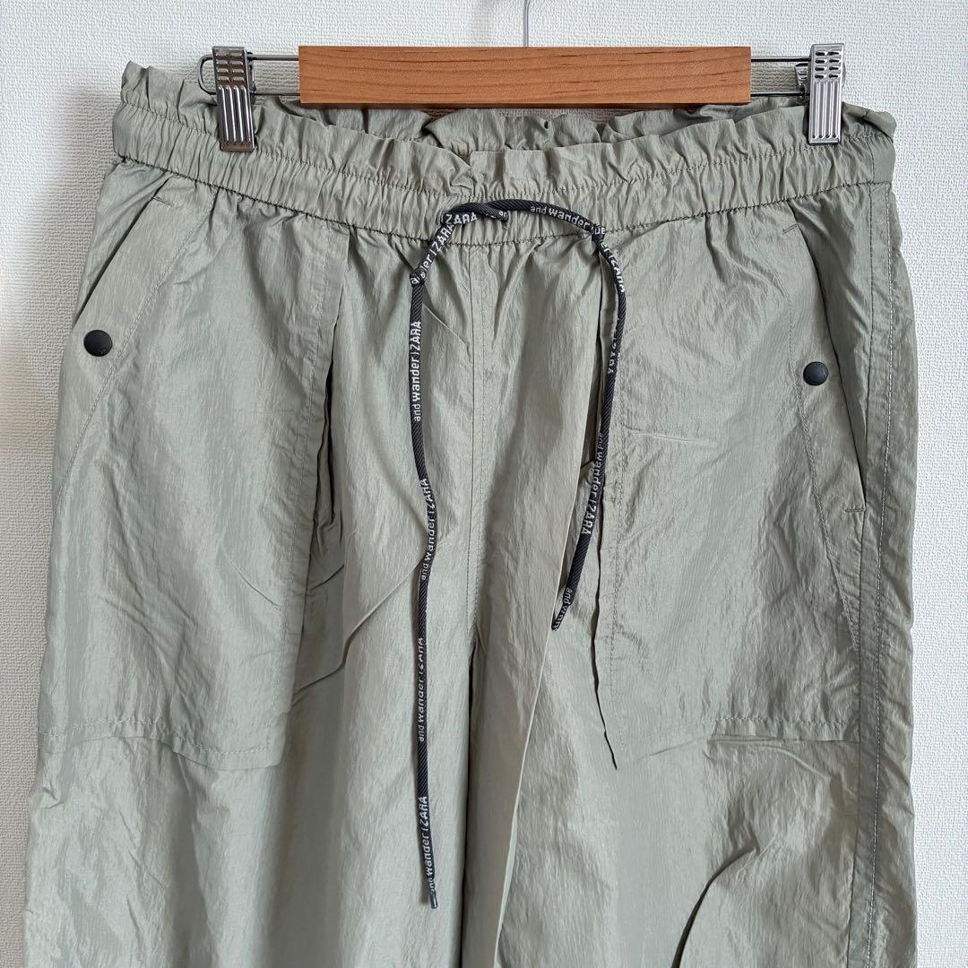 and wander | ZARA コラボ ナイロンパンツ Mサイズ