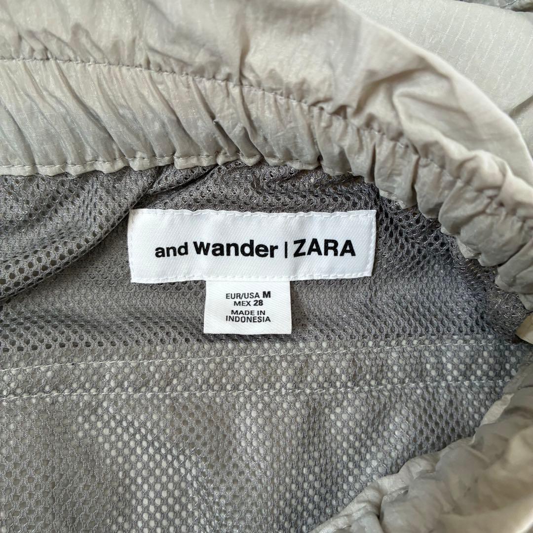and wander | ZARA コラボ ナイロンパンツ Mサイズ