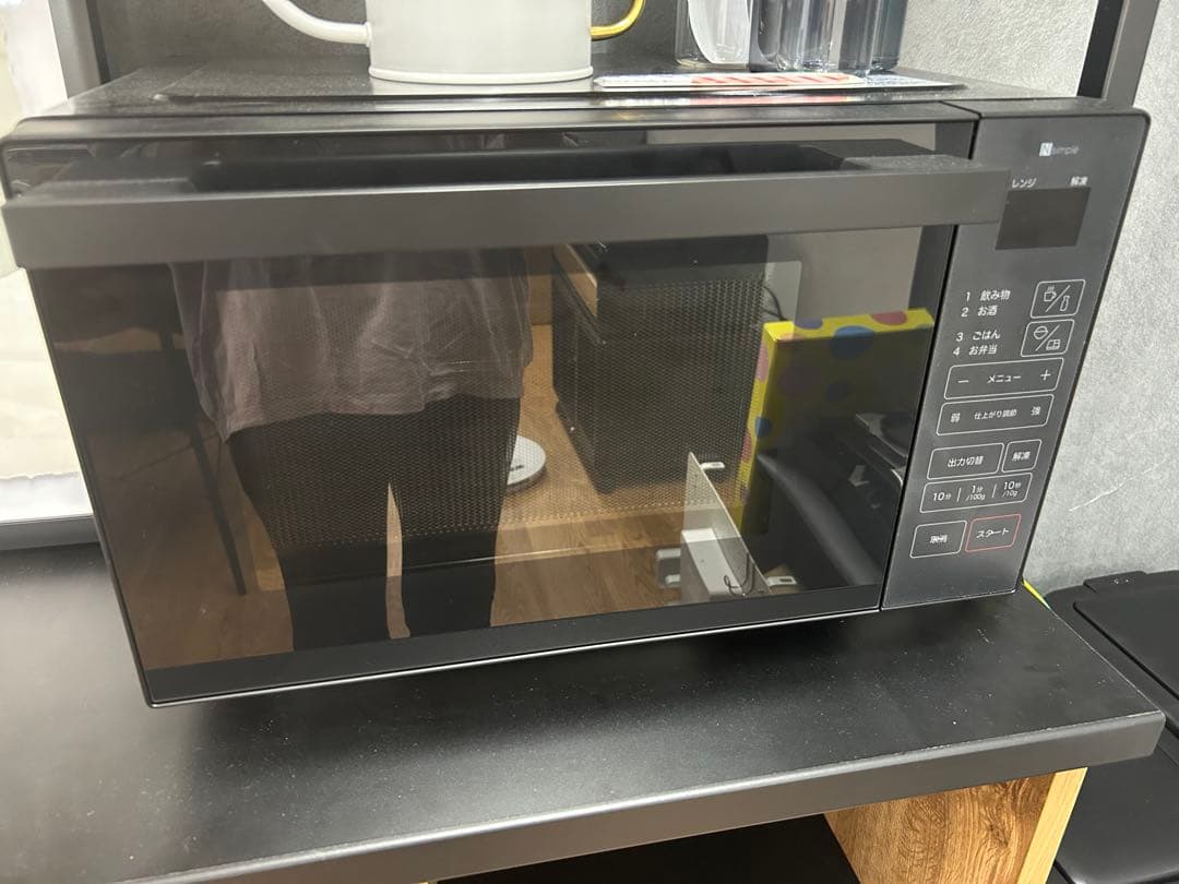 mmmです。ニトリ フラット電子レンジ 20L（ヘルツフリー）