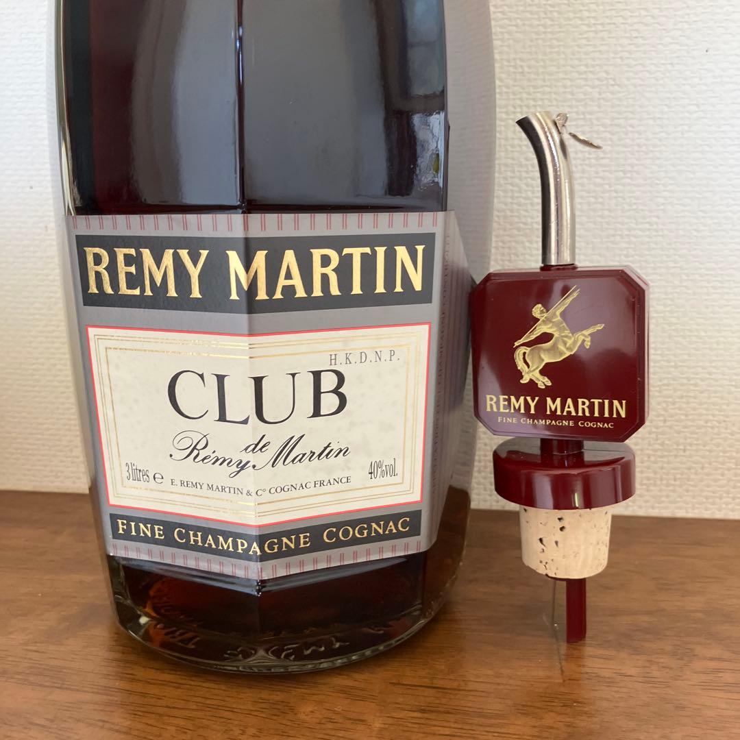 レア古酒REMY.MARTIN.CLUBレミーマルタンクラブ3Lストッパー付き