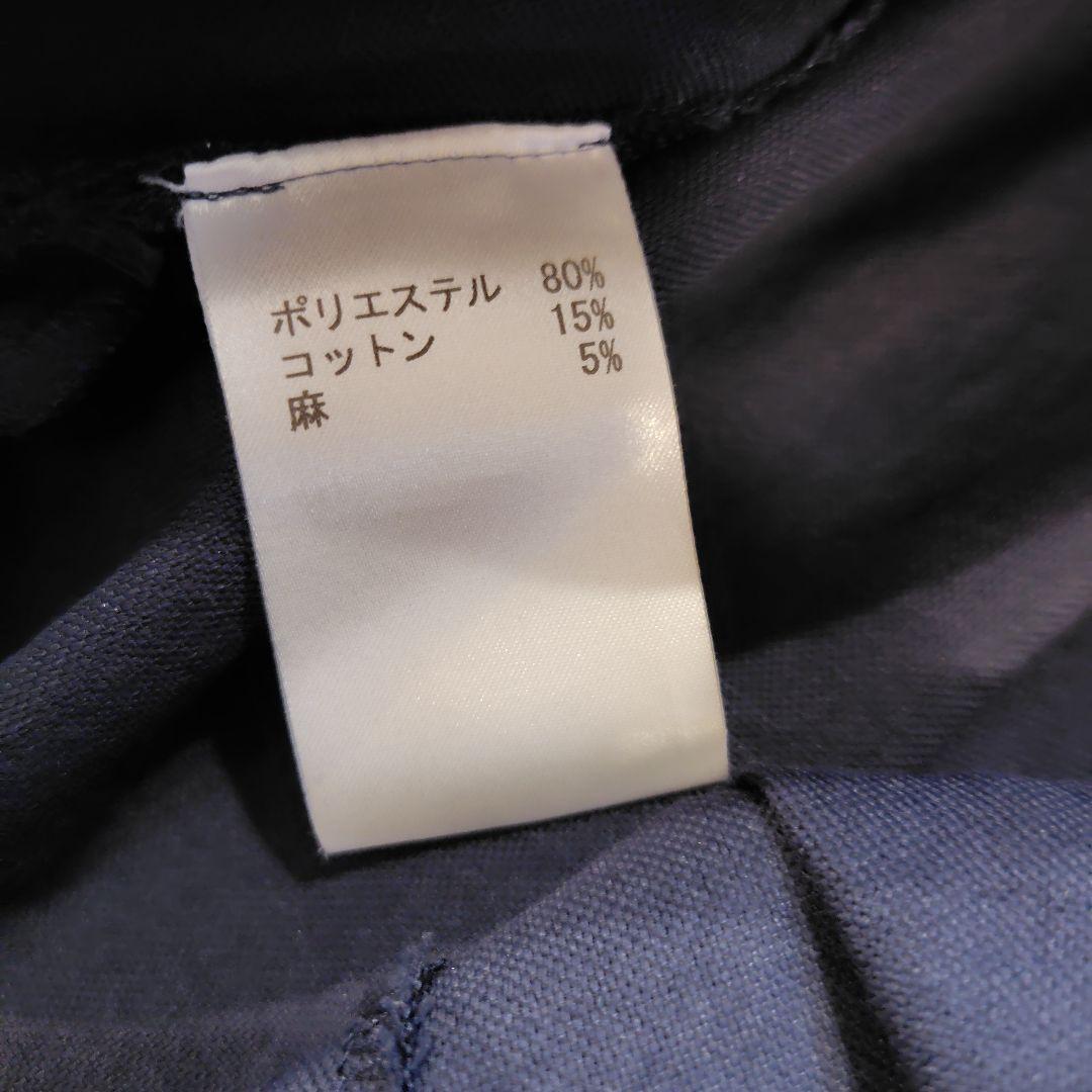 真*君様 レリアン 近年モデルネイビー Vネック Aライン ワンピース 七分袖9