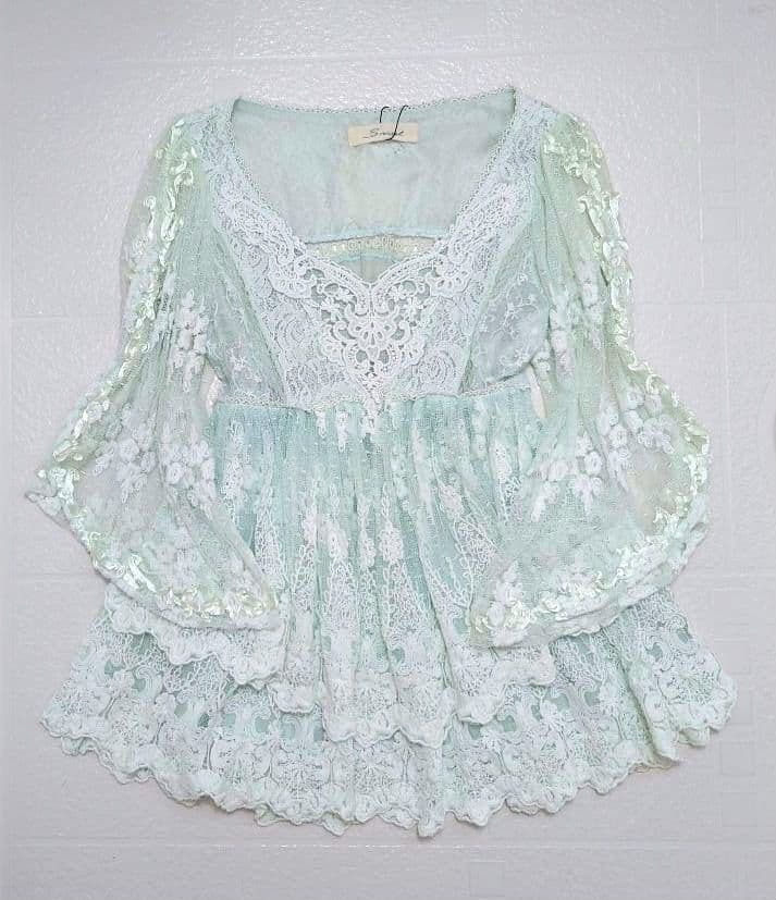 新品 タグ付き SNIDEL レース チュニック