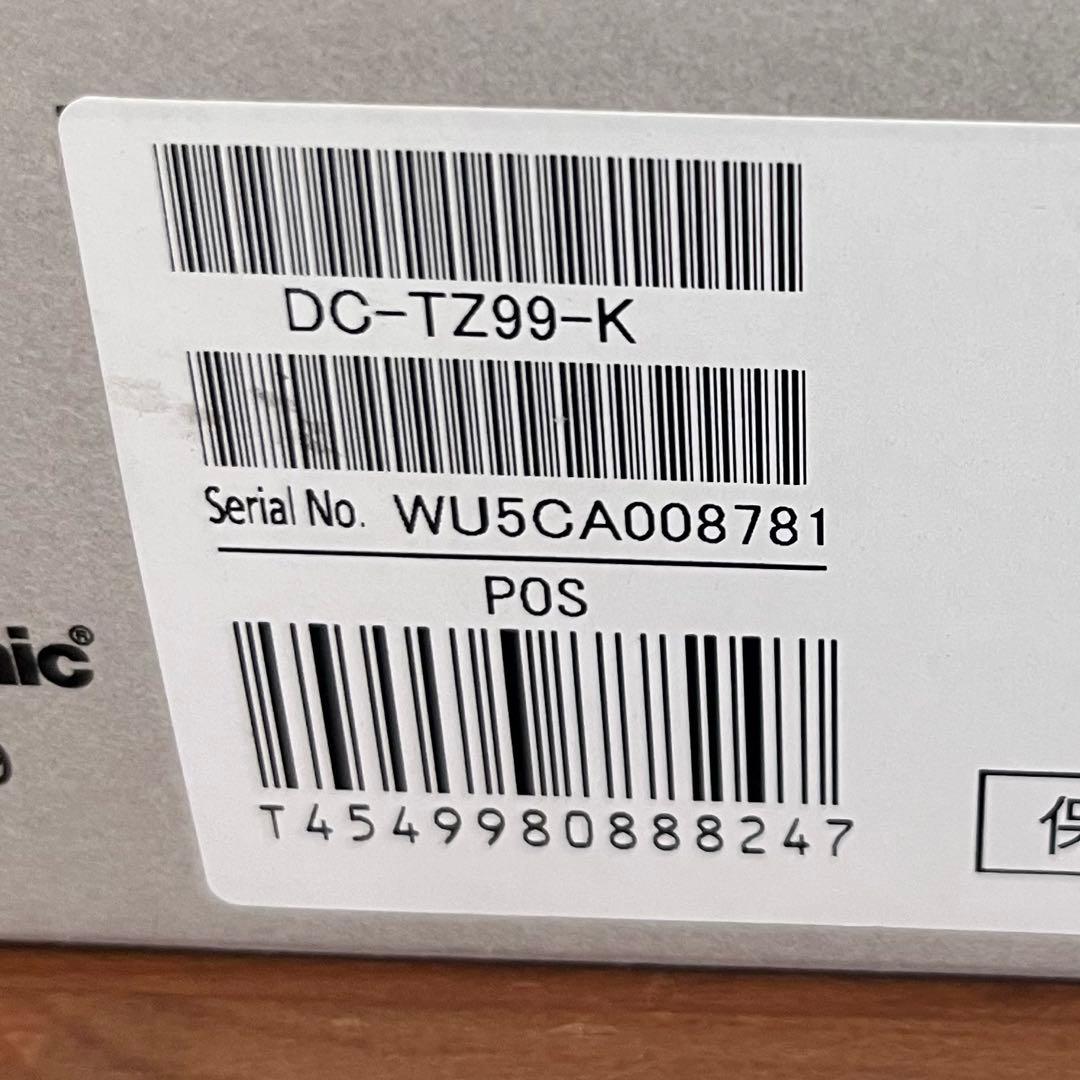 【美品】Panasonic LUMIX DC-TZ99 ブラック2025/5購入