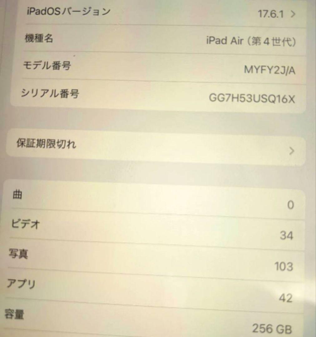 iPad Air4 第4世代 256GB スカイブルー ApplePencil