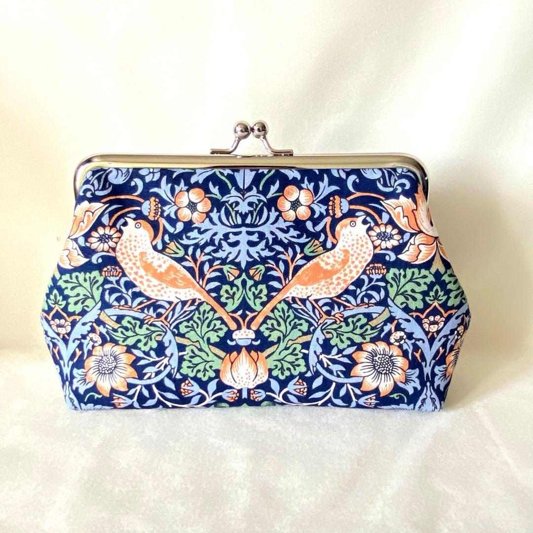 たかまさ　がま口財布　がま口ポーチ　ファスナーポーチ　ハンドメイド