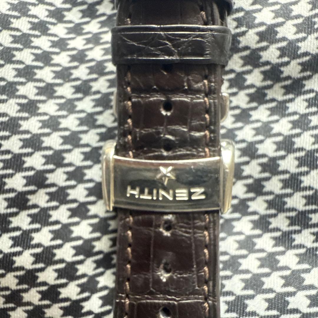 ZENITH純正Dバックルクロコベルト