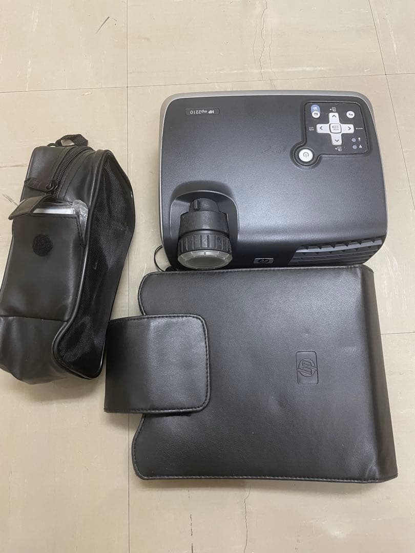 HP小型プロジェクター 本体 黒色 キャリングケース等付属品付きmp2210