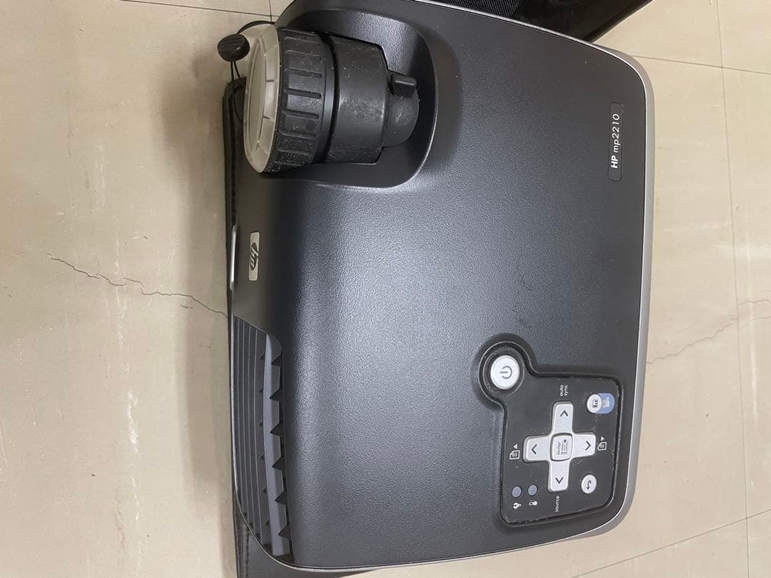 HP小型プロジェクター 本体 黒色 キャリングケース等付属品付きmp2210