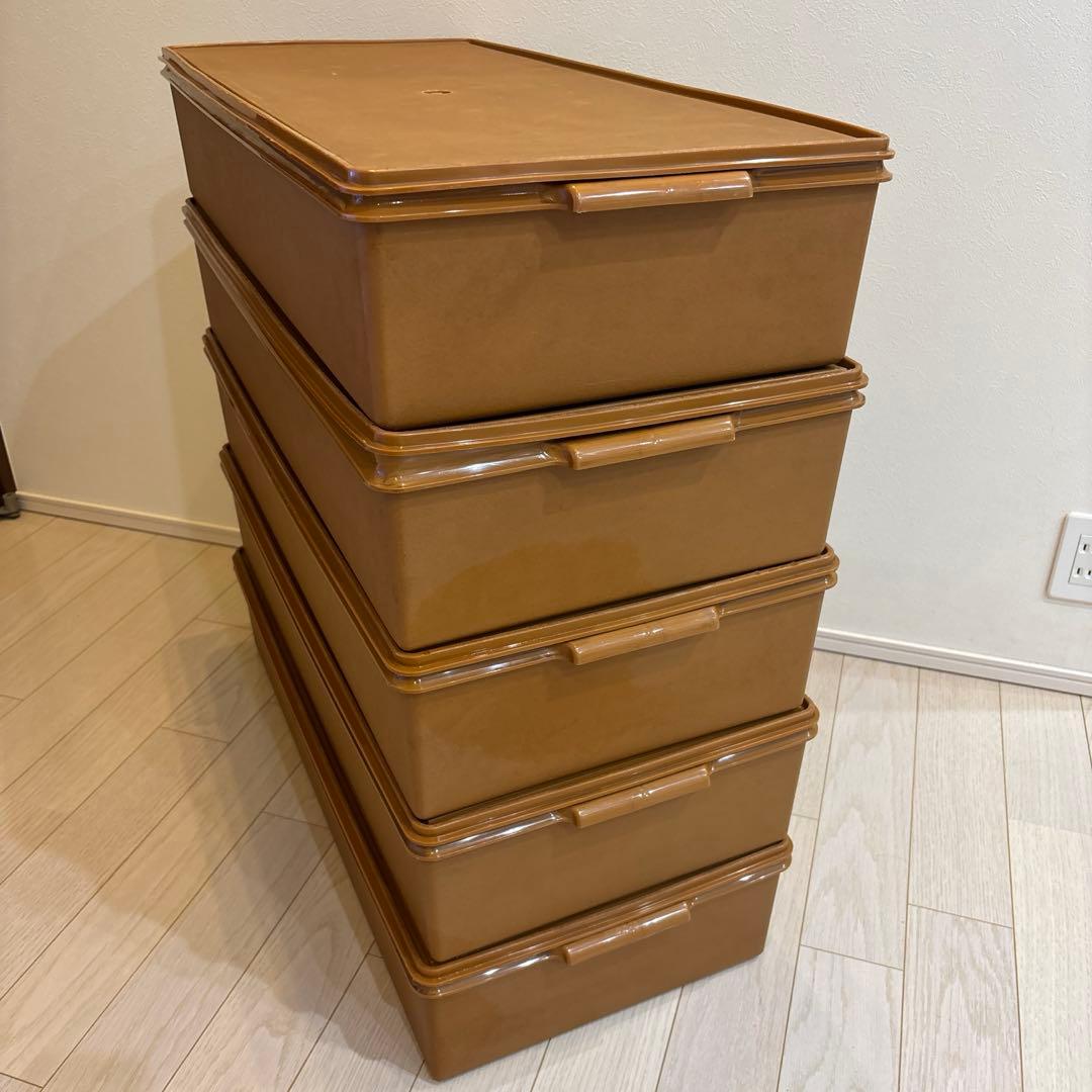 TUPPERWARE タッパーウェア ロングスーパーケース 5個セット